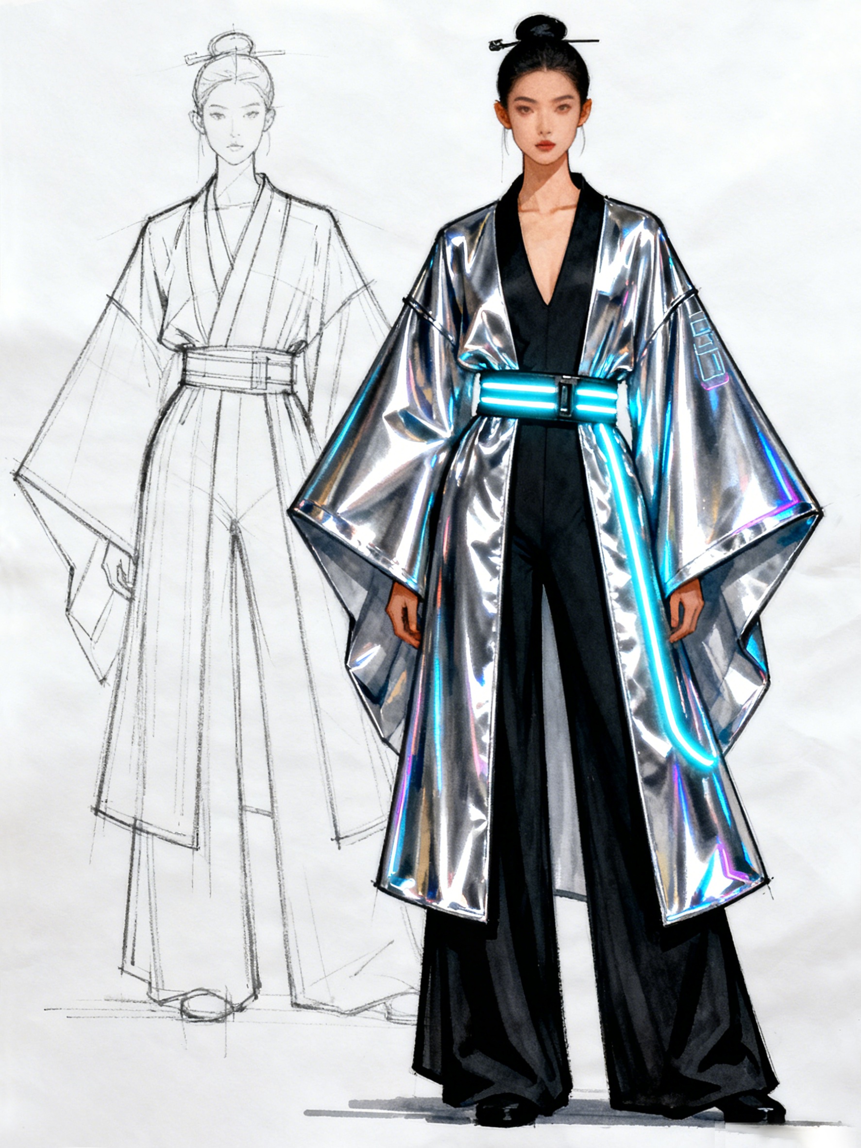 赛博汉风长衣赋