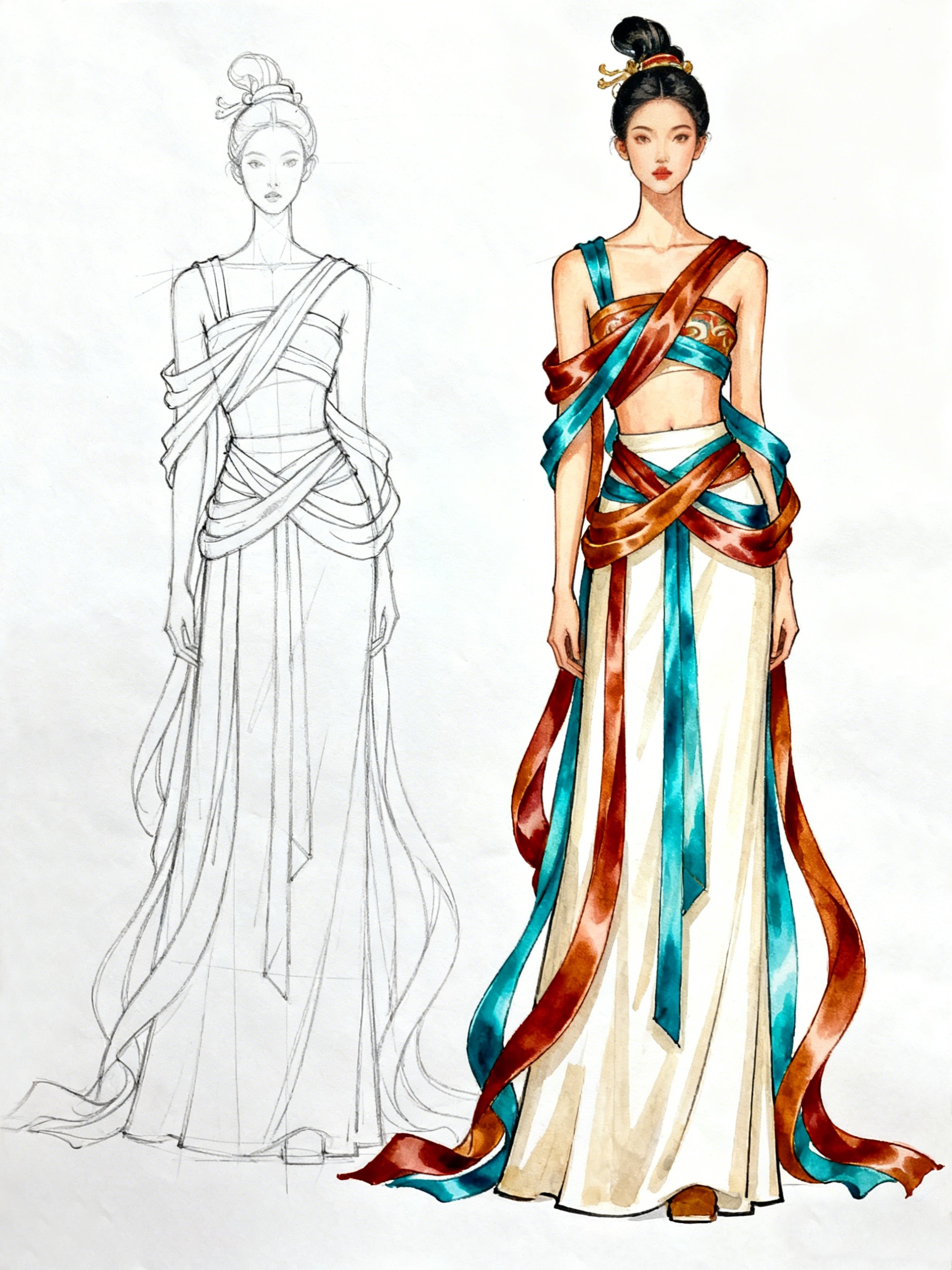 敦煌云带绕身赋